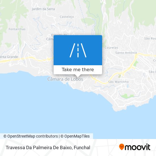 Travessa Da Palmeira De Baixo map