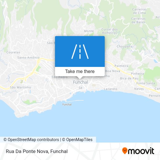 Rua Da Ponte Nova mapa