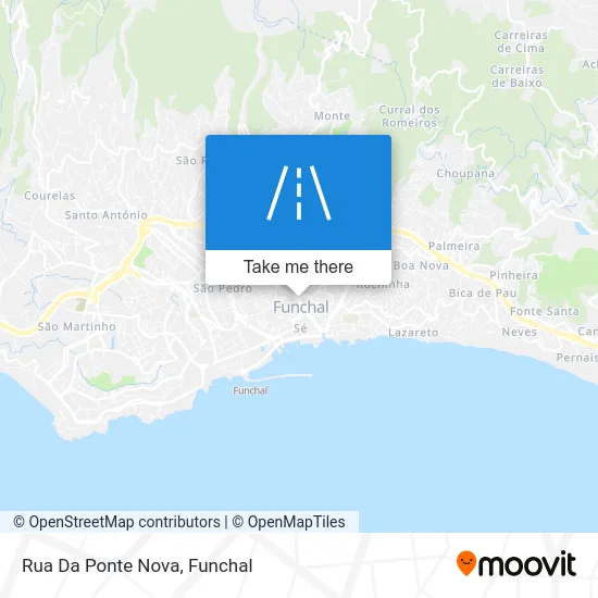 Rua Da Ponte Nova map