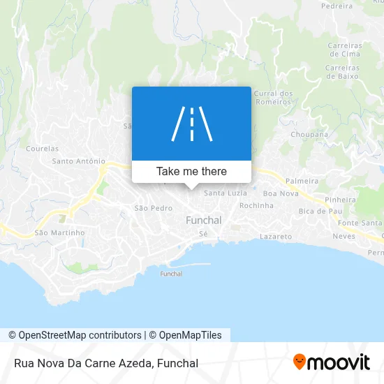 Rua Nova Da Carne Azeda map