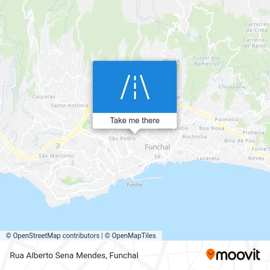 Rua Alberto Sena Mendes map