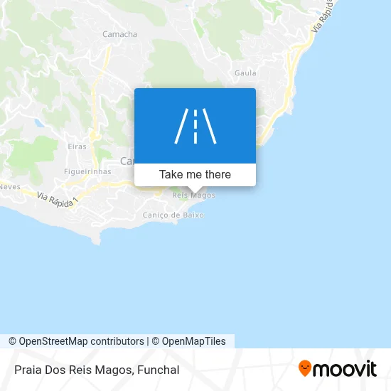 Praia Dos Reis Magos map