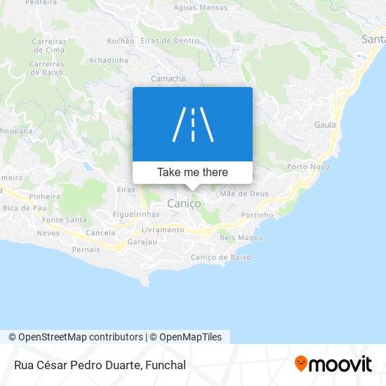 Rua César Pedro Duarte mapa