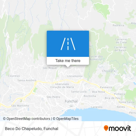 Beco Do Chapeludo map