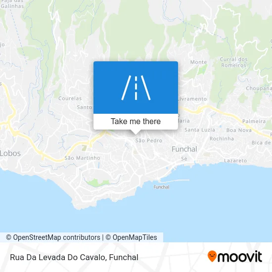 Rua Da Levada Do Cavalo map