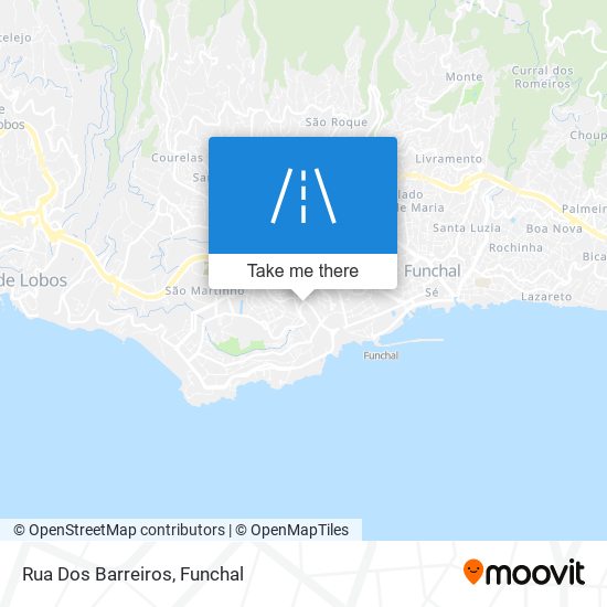 Rua Dos Barreiros map