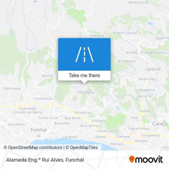 Alameda Eng.º Rui Alves mapa