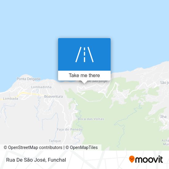 Rua De São José map