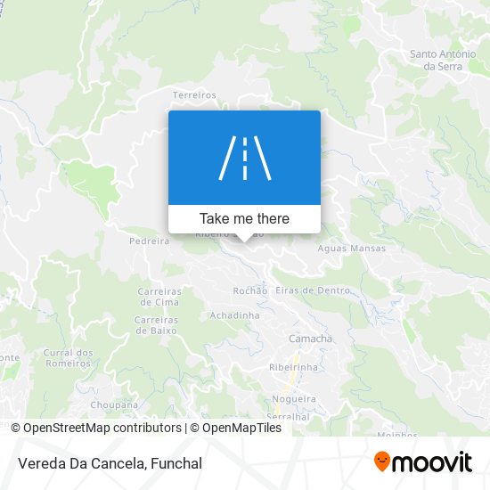 Vereda Da Cancela map