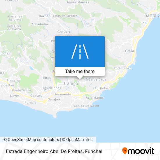 Estrada Engenheiro Abel De Freitas mapa