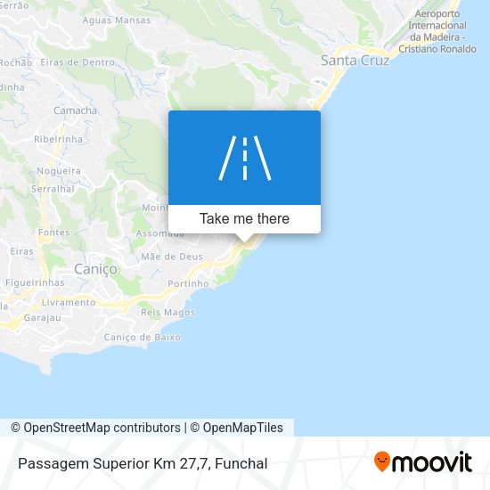 Passagem Superior Km 27,7 mapa