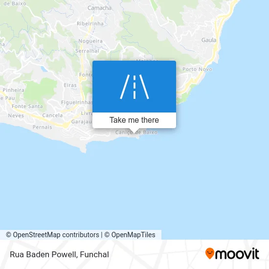 Rua Baden Powell map