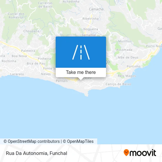 Rua Da Autonomia map