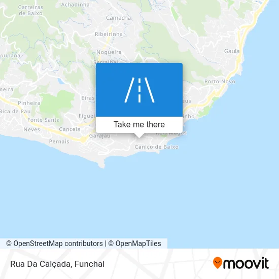 Rua Da Calçada map