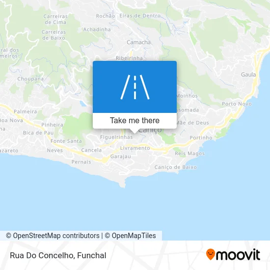 Rua Do Concelho map