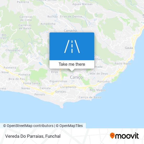 Vereda Do Parraias map