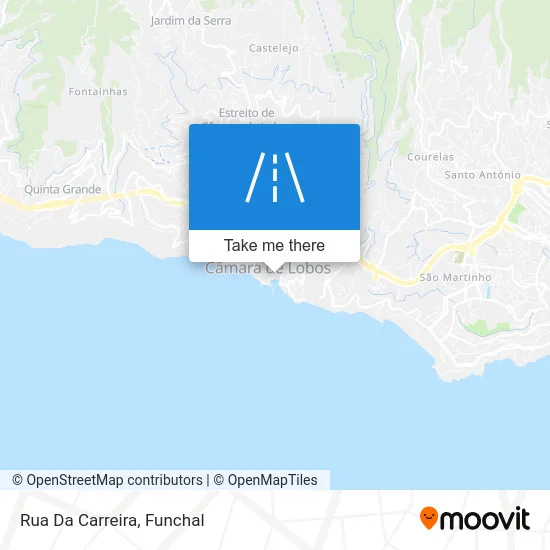 Rua Da Carreira map