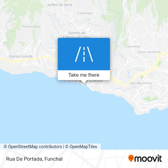 Rua Da Portada map