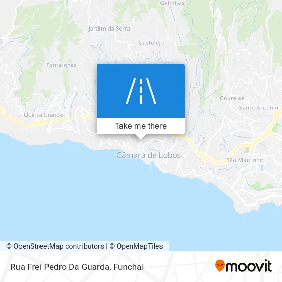 Rua Frei Pedro Da Guarda map