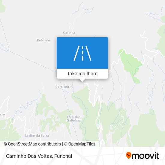 Caminho Das Voltas mapa