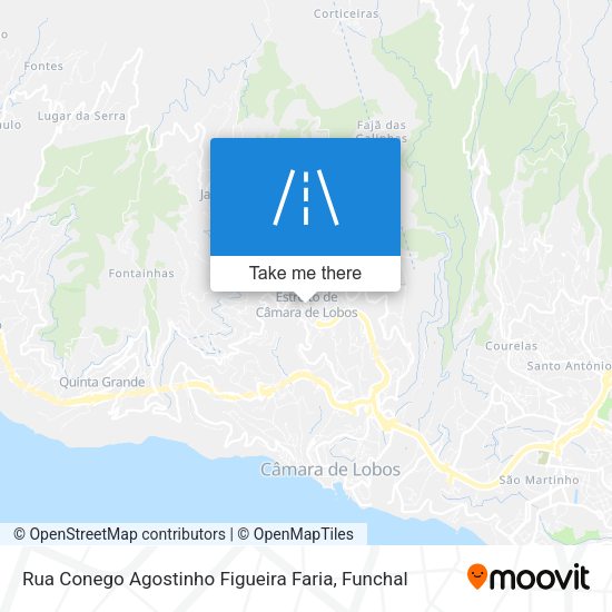 Rua Conego Agostinho Figueira Faria mapa