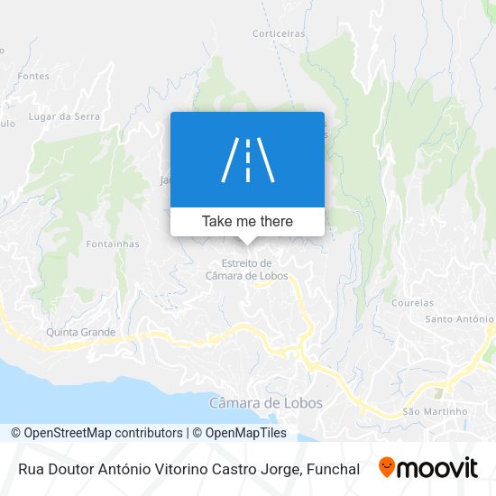Rua Doutor António Vitorino Castro Jorge map