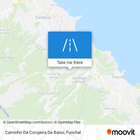 Caminho Da Corujeira De Baixo map