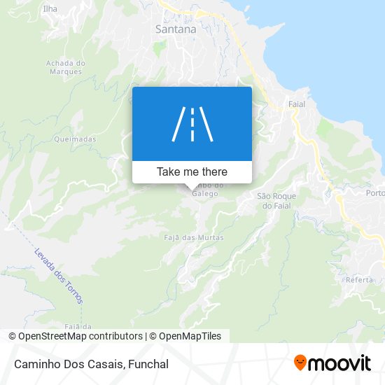 Caminho Dos Casais map