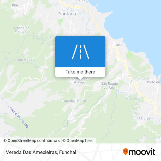 Vereda Das Amexieiras map