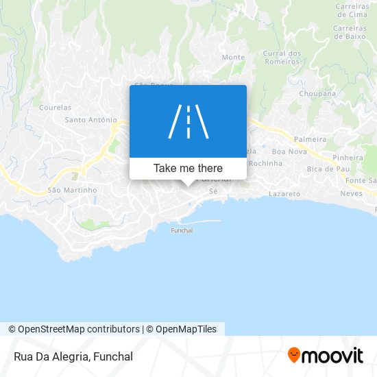 Rua Da Alegria map