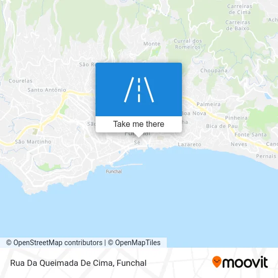 Rua Da Queimada De Cima map