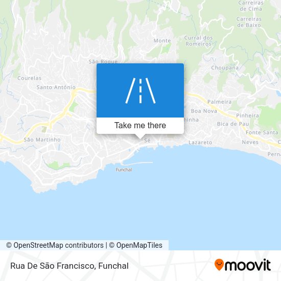 Rua De São Francisco map