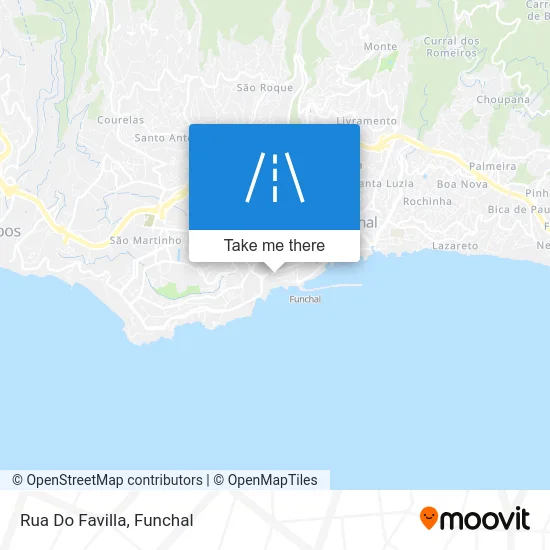 Rua Do Favilla map