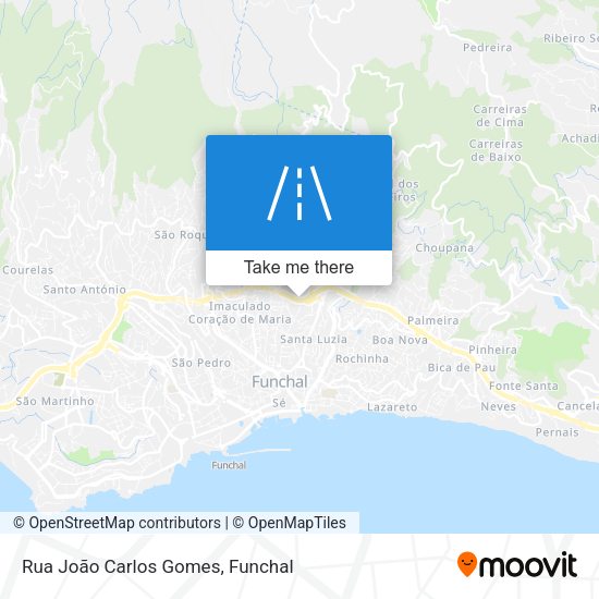 Rua João Carlos Gomes map