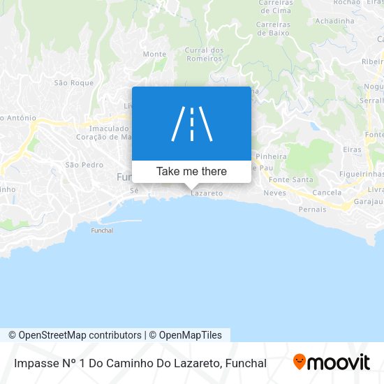 Impasse Nº 1 Do Caminho Do Lazareto mapa
