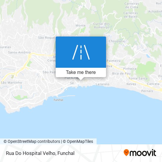 Rua Do Hospital Velho map