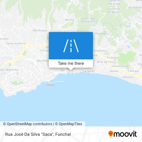 Rua José Da Silva "Saca" map