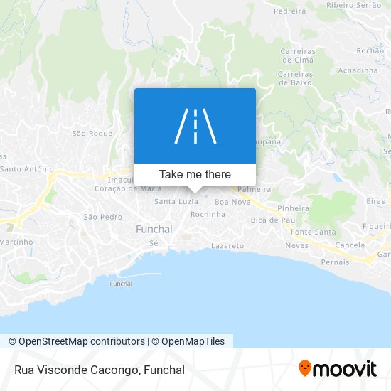 Rua Visconde Cacongo map