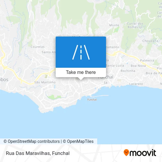 Rua Das Maravilhas map