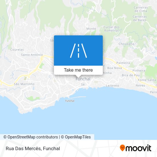 Rua Das Mercês mapa