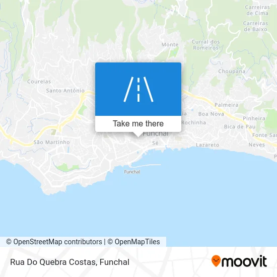 Rua Do Quebra Costas map