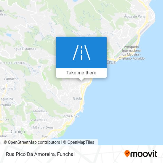 Rua Pico Da Amoreira mapa