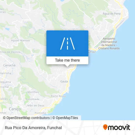 Rua Pico Da Amoreira map