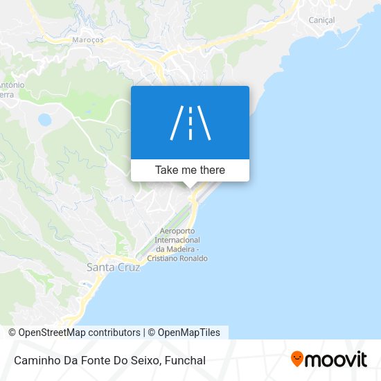 Caminho Da Fonte Do Seixo mapa