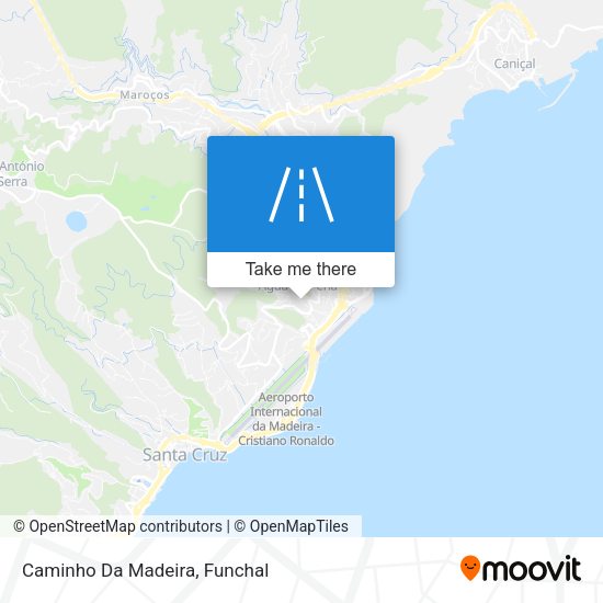 Caminho Da Madeira mapa