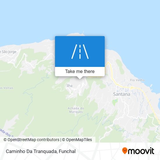 Caminho Da Tranquada mapa