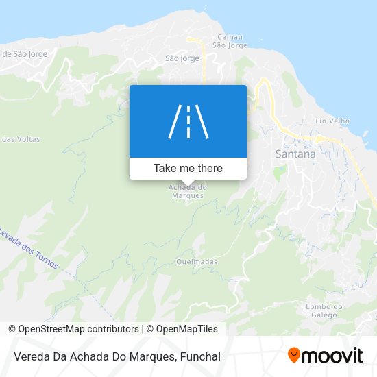 Vereda Da Achada Do Marques map