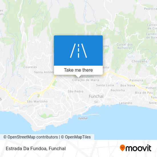 Estrada Da Fundoa map