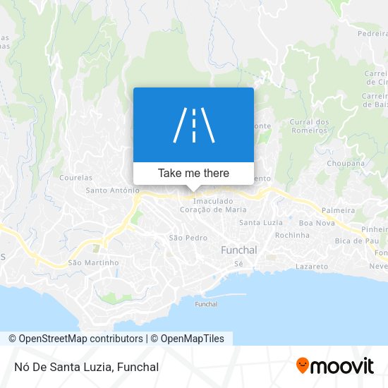 Nó De Santa Luzia map