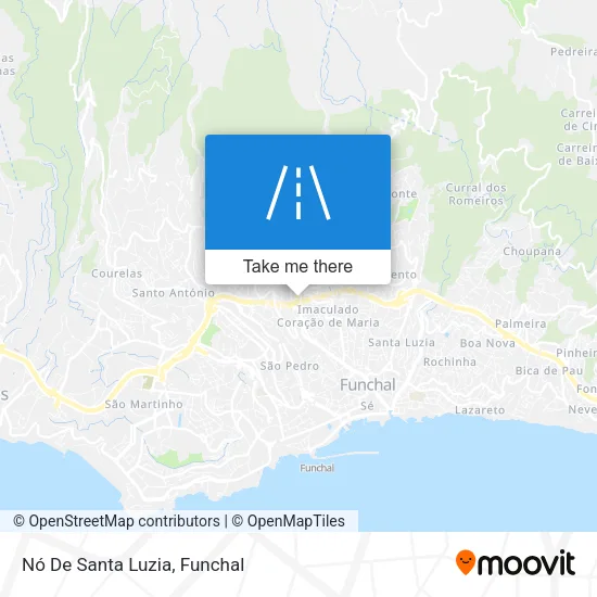 Nó De Santa Luzia map